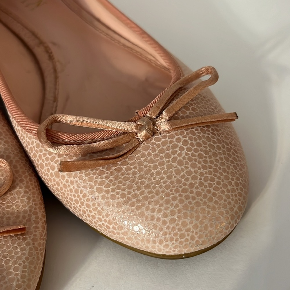 Pink Ralph Lauren Austina Ballet Flats - Picture 6 of 8